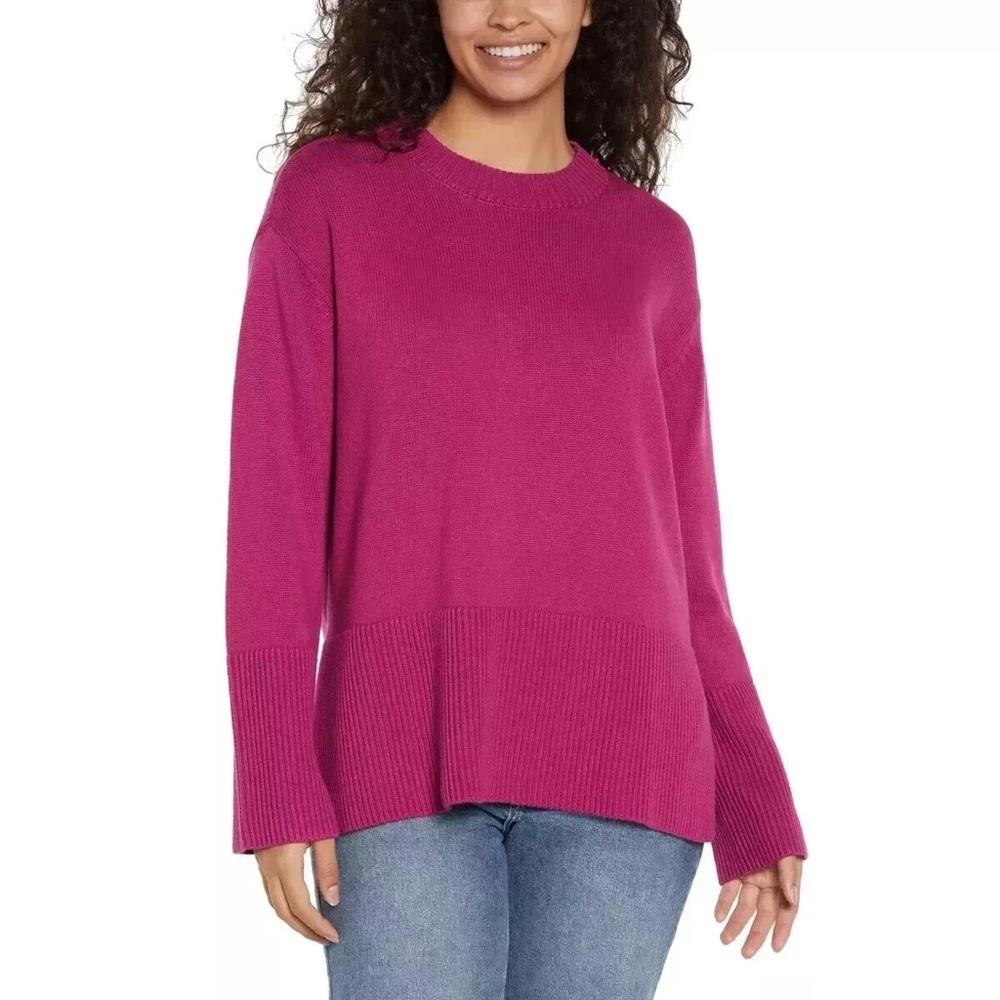 gap 100% cotton crewneck knit sweater